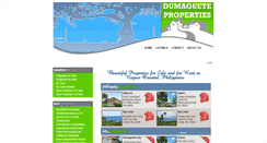 Desktop Screenshot of dumagueteproperties.com